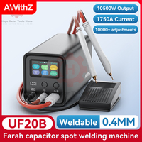 AWithZ 10500W Spot Welder Super Farad Capacitor Spot Welding Machine 18650 Lithium Battery DIY Nickel Sheet Welding Machine EU