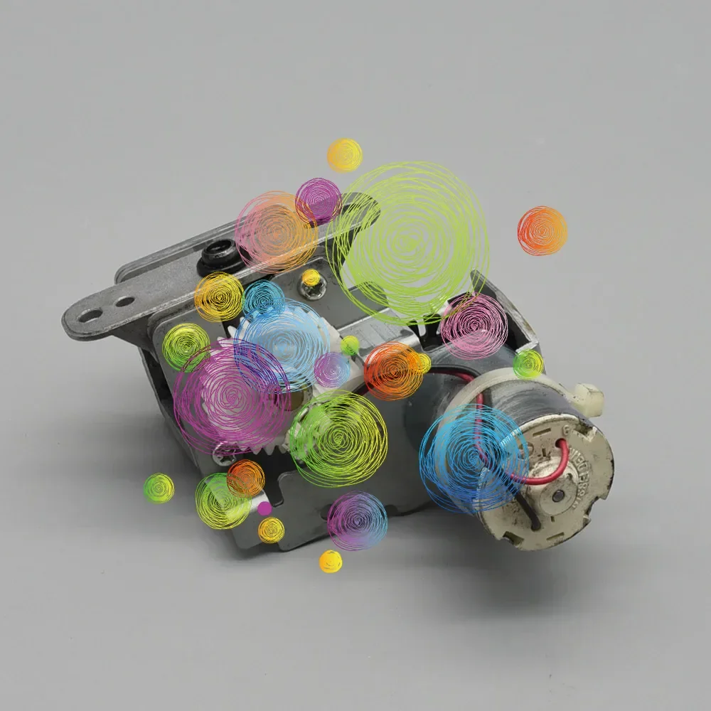 

023-17145 Original New Ink Pump Motor ASSY for Duplicator RISO RV SD MZ MD RZ EV ES SF RV9 MV KJ542 24V DC 02317145