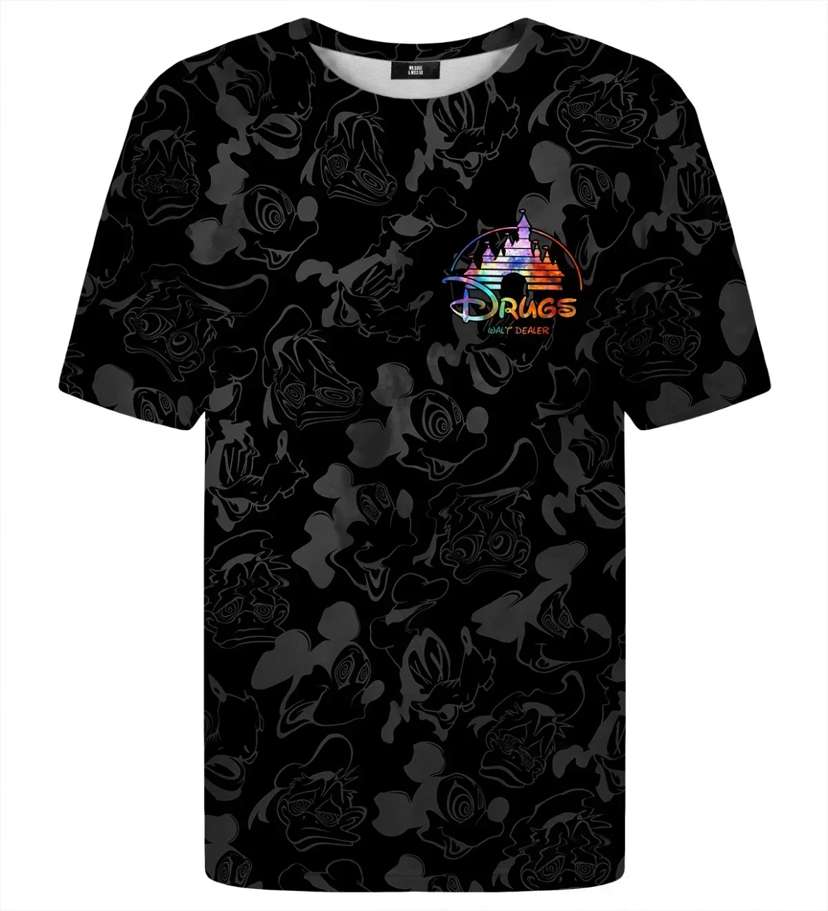 Camiseta con estampado 3D de Disney para hombre y mujer, camisa de manga corta, estilo Retro, informal