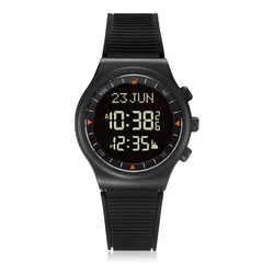 Azan Sport Watch Prayer Muslim Prayer with Qibla Compass Islam Backlight Sport Watch Include Hijri Calendar