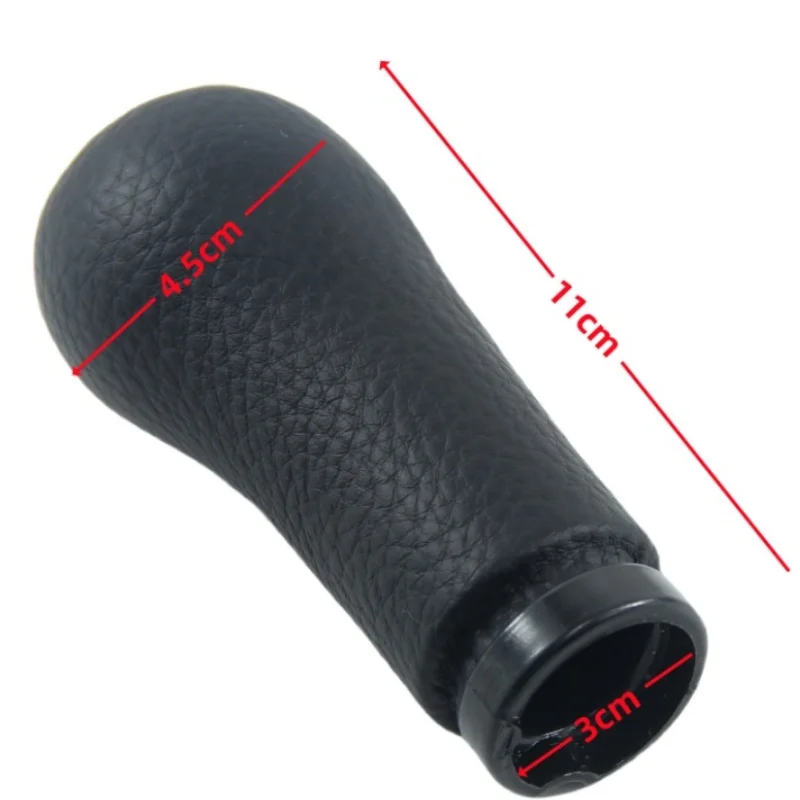 5/6 Speed Leather Gear Shift Knob Lever Shifter For Ford Fiesta MK5 MK6 2002-2017 /  Transit / Tourneo Connect MK1 2002-2013