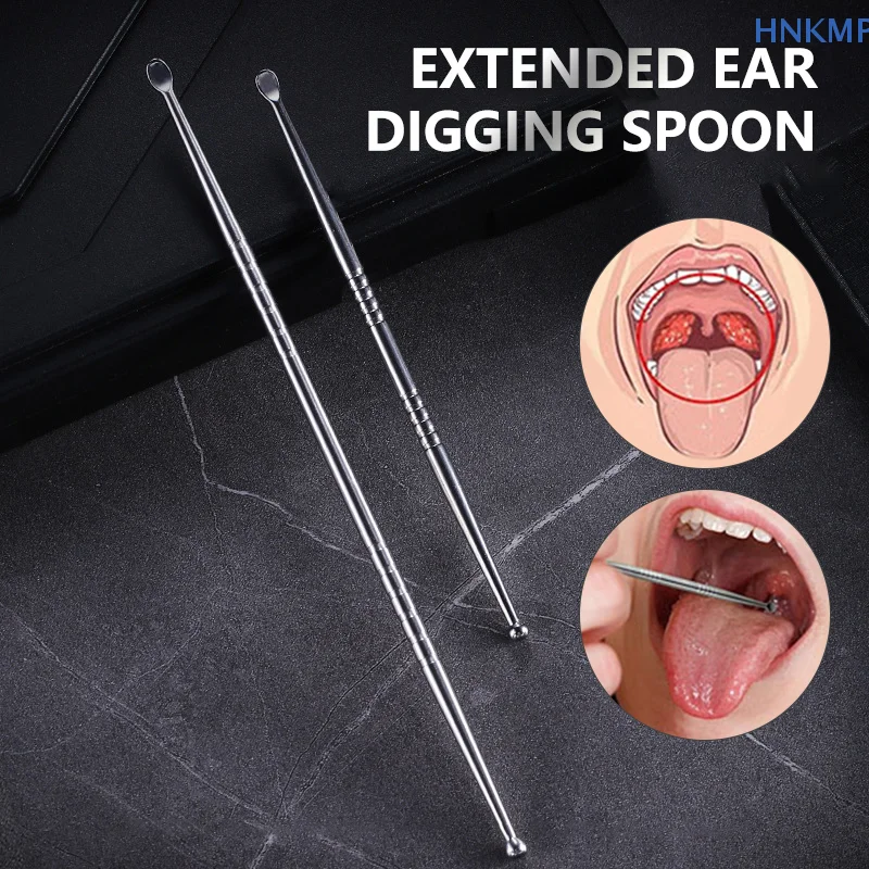 1pcs Tonsil Stone Removal Ear Wax Remover Stainless Steel Remover Mouth Cleaning Care Tools Tonsil Stone Remover Health Care