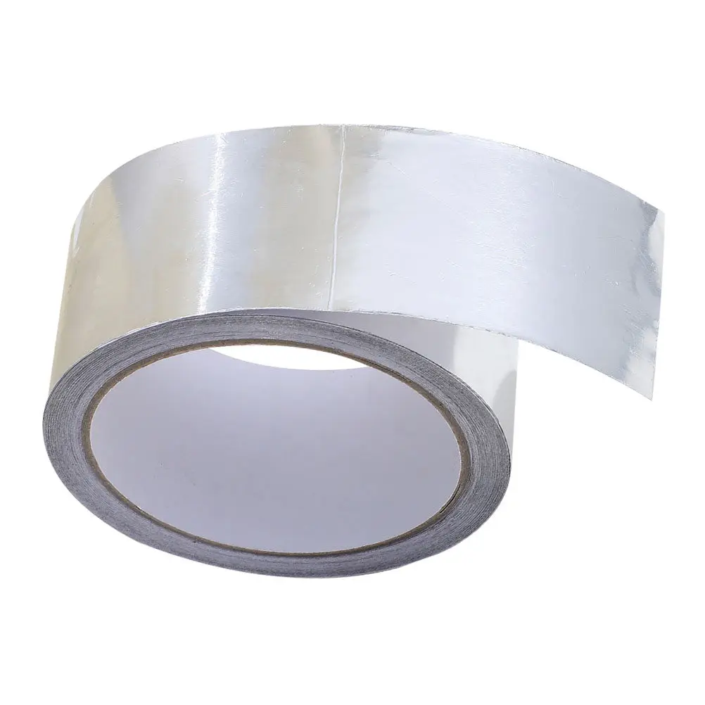 

1 Roll Aluminum Foil Tape Strong Adhesive Insulation Tape for Dryer Vent Repair Exhaust Pipe Sealing Heat Resistance Anti-Static