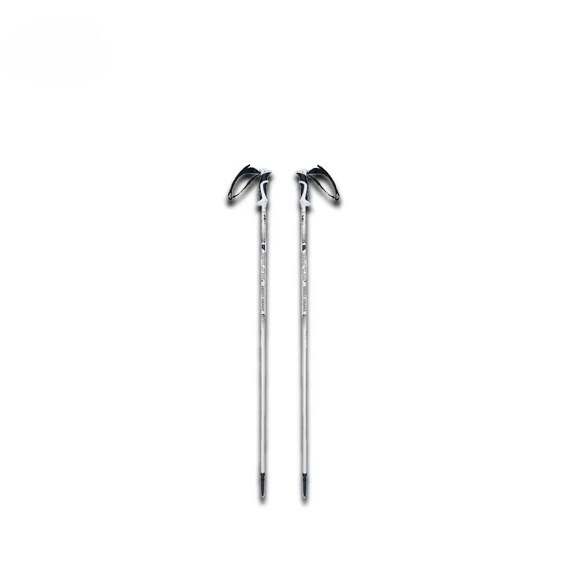 Bastones de Esquí Duraderos de Aleación de Aluminio y Fibra de Carbono, Ligeros y Resistentes, para Esquí de Fondo, Equipo de Esquí para Exteriores