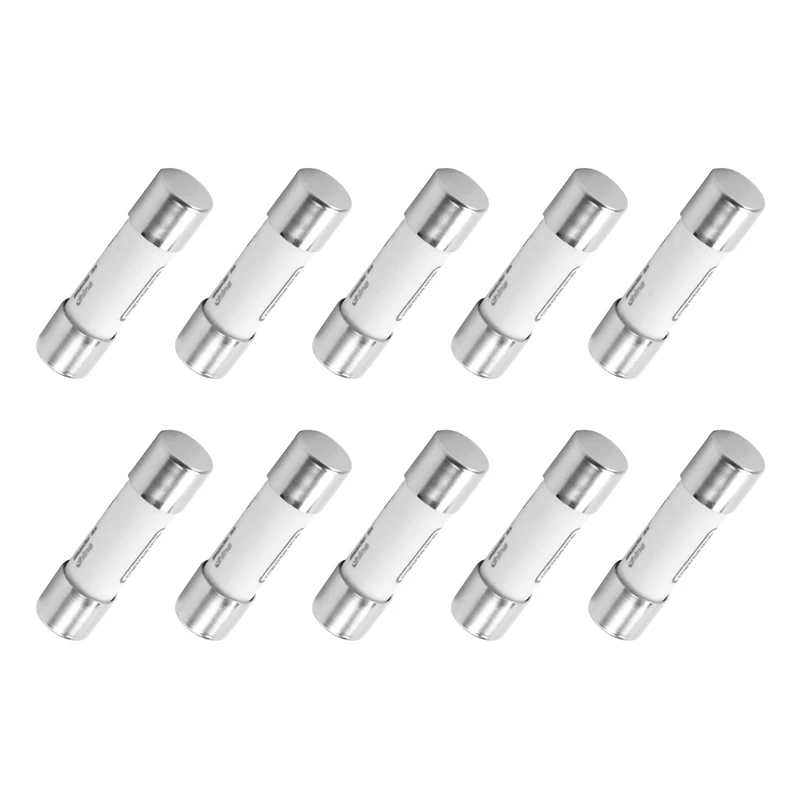 M05K 10 Pcs 1000 VDC Fuse Solar PV Explosion-Proof Fuse Silver