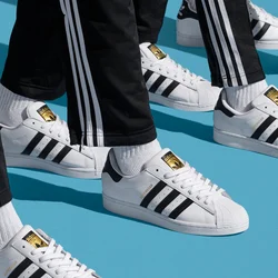 Adidas Originals Superstar Gender-neutralne trampki Obuwie męskie Obuwie damskie Klasyczna moda retro para obuwie codzienne EG4958