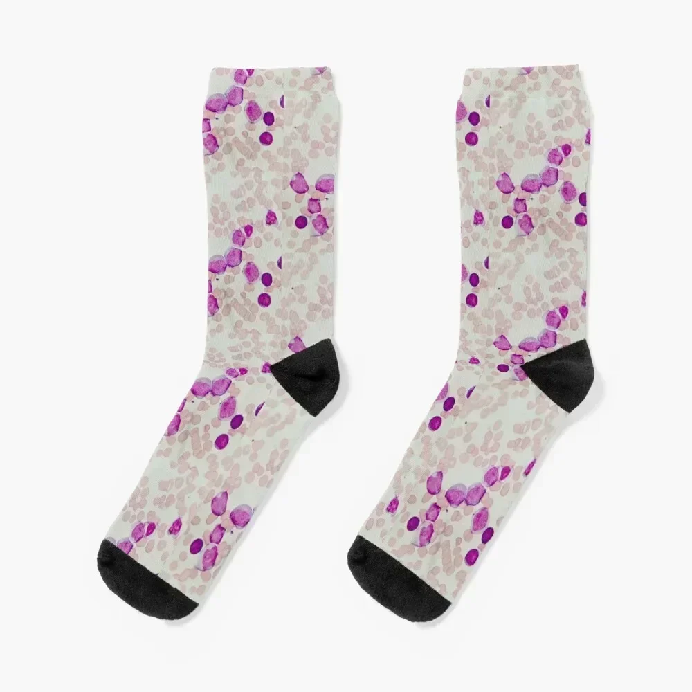 

Blast Cells and Anemia Socks with print sports stockings christmas stocking ankle Socks Men Women's