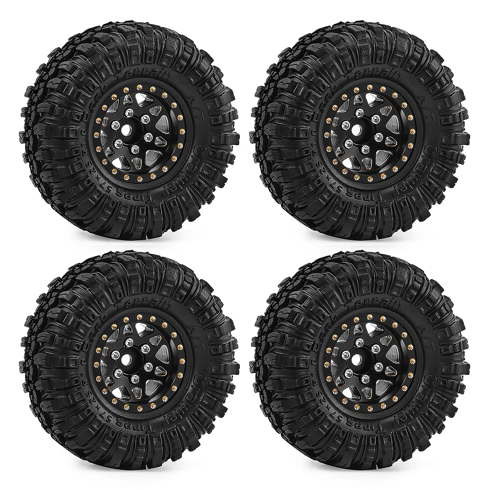 

Колеса из тяжелой латуни 1.0 дюйма для TRX4M SCX24 FCX24 FMS AX24 FCX18 1/24 1/18 — улучшение производительности краулера