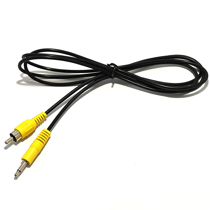 

1.5M 3.5mm Mono Male Plug Connector to Single RCA Male AV Audio Video Cable Adapter for Computer Laptop MP3/MP4 lotus audio line