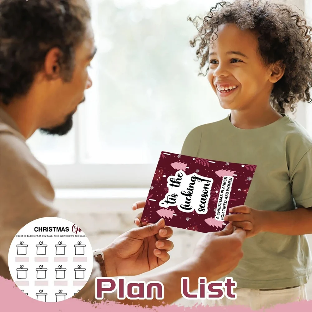 ABRT-Christmas To Do List Fun To-Do Gift List Planner For Your Purse, Handbag, Desk, Backpack, School, Home Or Work