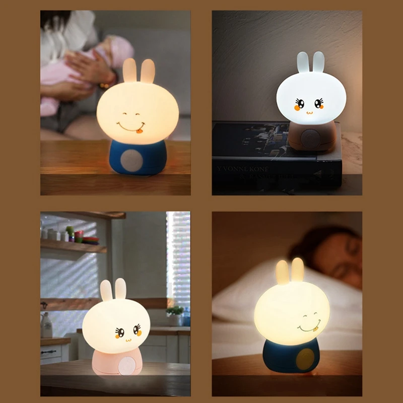 TKOH- Night Light ซิลิโคนน่ารักโคมไฟตั้งโต๊ะสําหรับบ้านเด็ก Night Light Room Decor ตกแต่งโคมไฟ