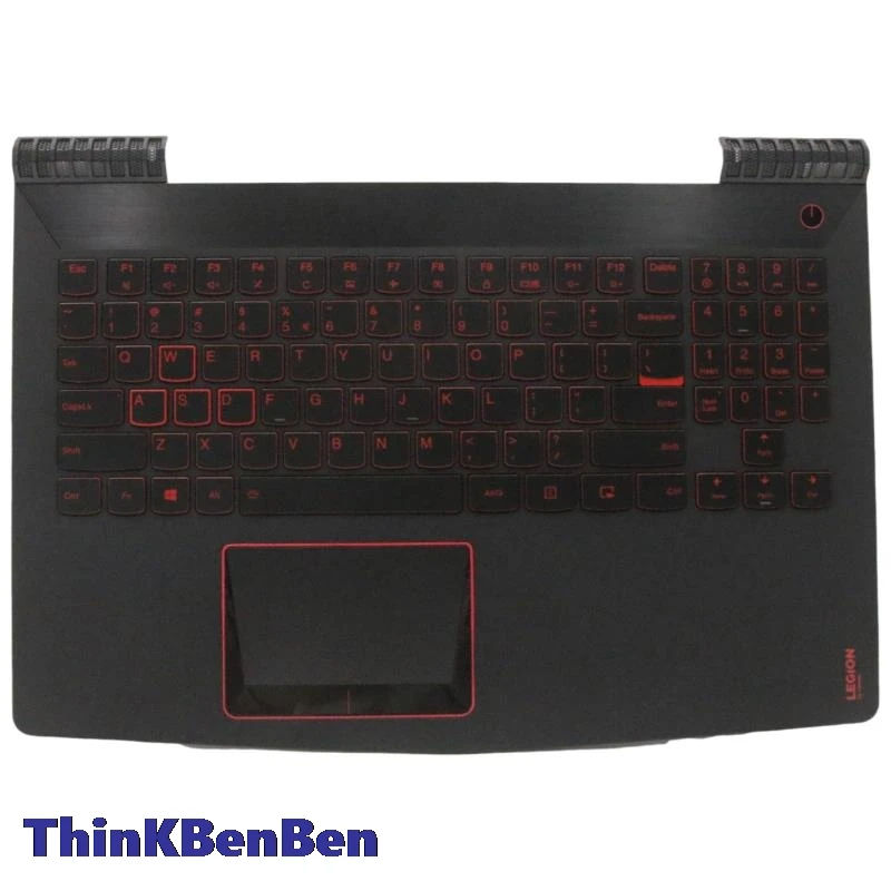 

US English Black Keyboard Upper Case Palmrest Shell Cover For Lenovo Legion Y520 15 R720 15IKBN 15IKBA 5CB0N00244