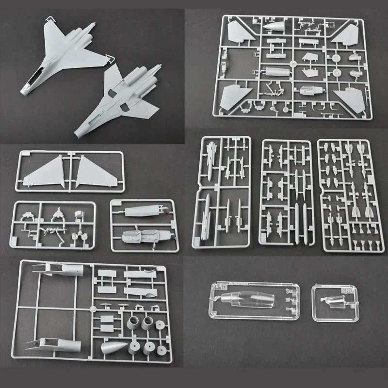 トランペッター プラスチック組み立て航空機モデルキット 01659 ロシア Su-30MKK フランカー G 戦闘機 1/72 スケール