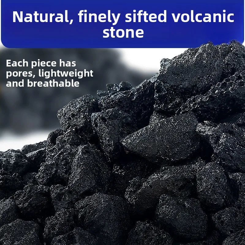 

l Bla Volcanic Ro Particle Aquarium Lacape Fi Tank Filter Sand Multii Fley Topdring Decoration Pets Supplies