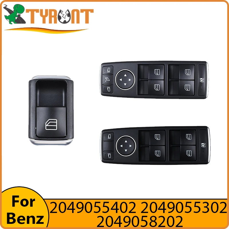 

TYRNT Electric Window Lifter Switch Button 2049055402 2049055302 2049058202 For Mercedes Benz C63 AMG W204 W212 X204 GLK C200