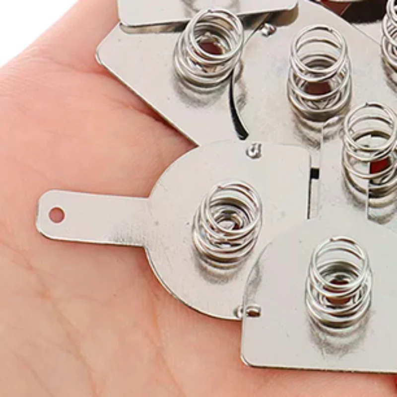 100pcs 18650 Positive And Negative Single Contact Spring Plate ( 50Pairs) 16x18.5mm