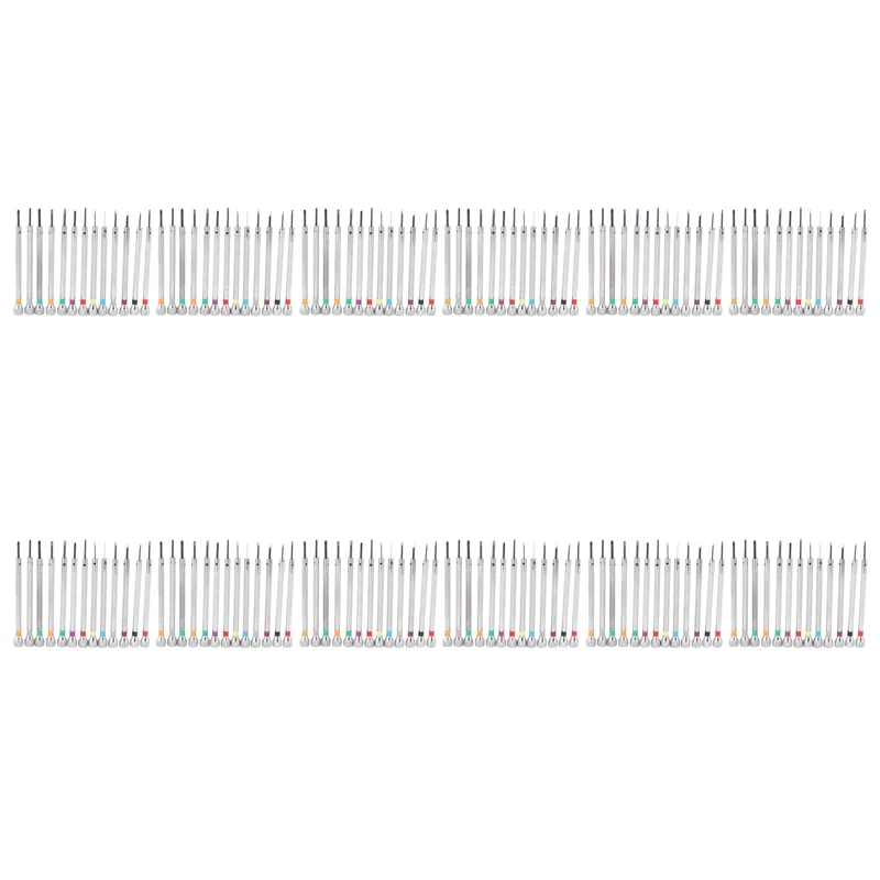 

A36T-0.6Mm-2.0Mm 130Pcs New Watchmakers Screwdrivers Set Watch Glasses Flat Blade Assort Slotted Flat Screwdrivers Set