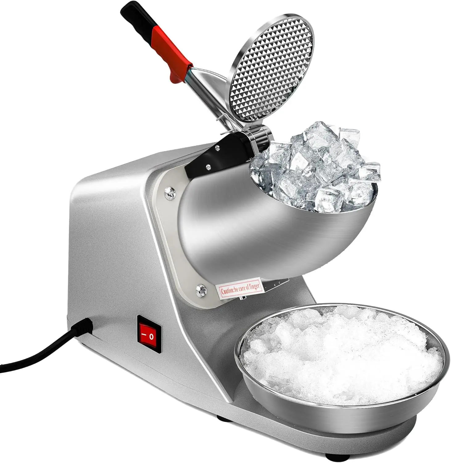 

300W Electric Ice Crusher, 2000r/min, Stainless Steel Blade, Shaved Ice Snow Cone Maker