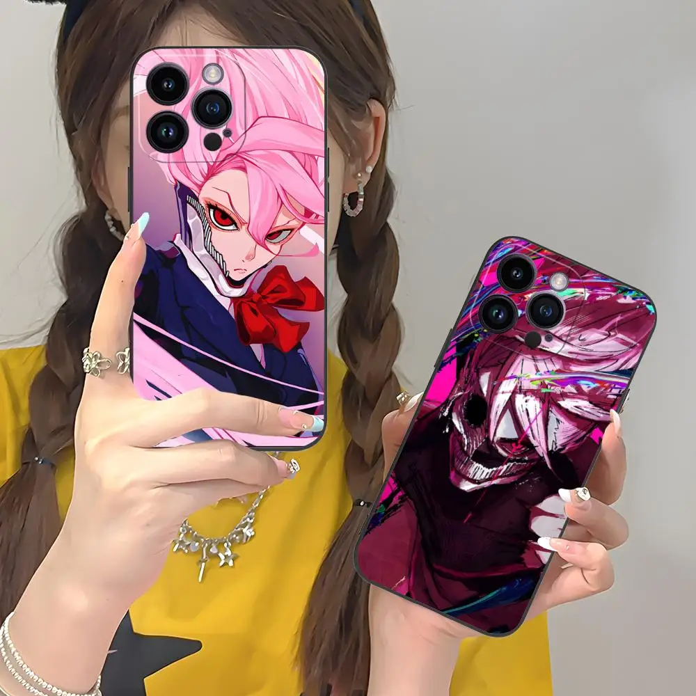 

Dandadan Aira Shiratori Matte Mobile Phone Case for iPhone 17 16 15 14 13 12 11 X XR XS 8 7 Air Pro Max Plus Mini Colorful Cover