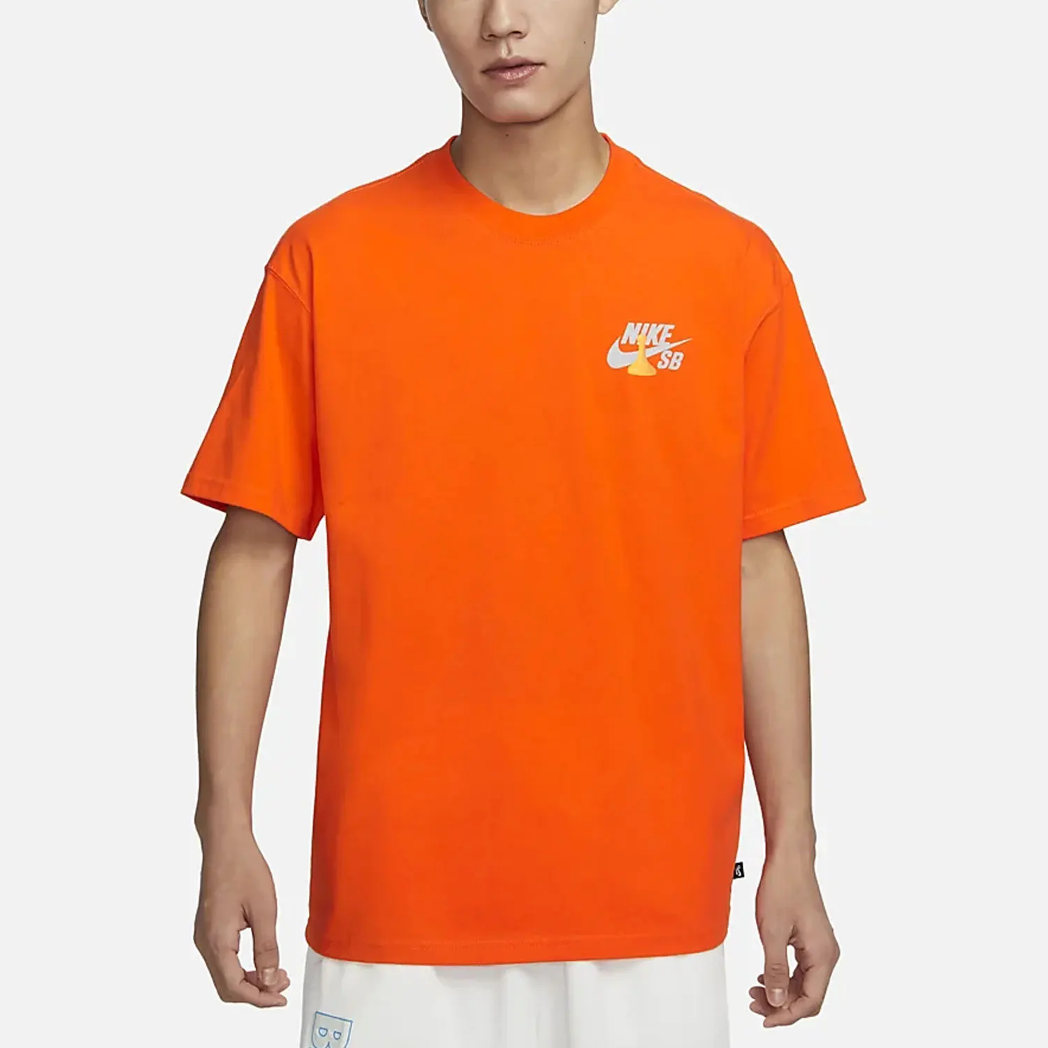 

Nike genuine new men's round neck knitted loose casual short sleeved T-shirt FJ1136-803