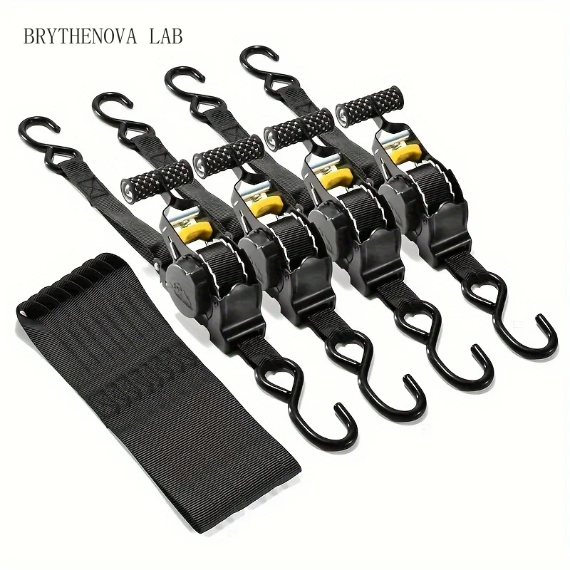 Heavy-duty cargo strap with automatic retraction, no assembly Free Required, Extension and Contraction, Perfect Holiday Gift