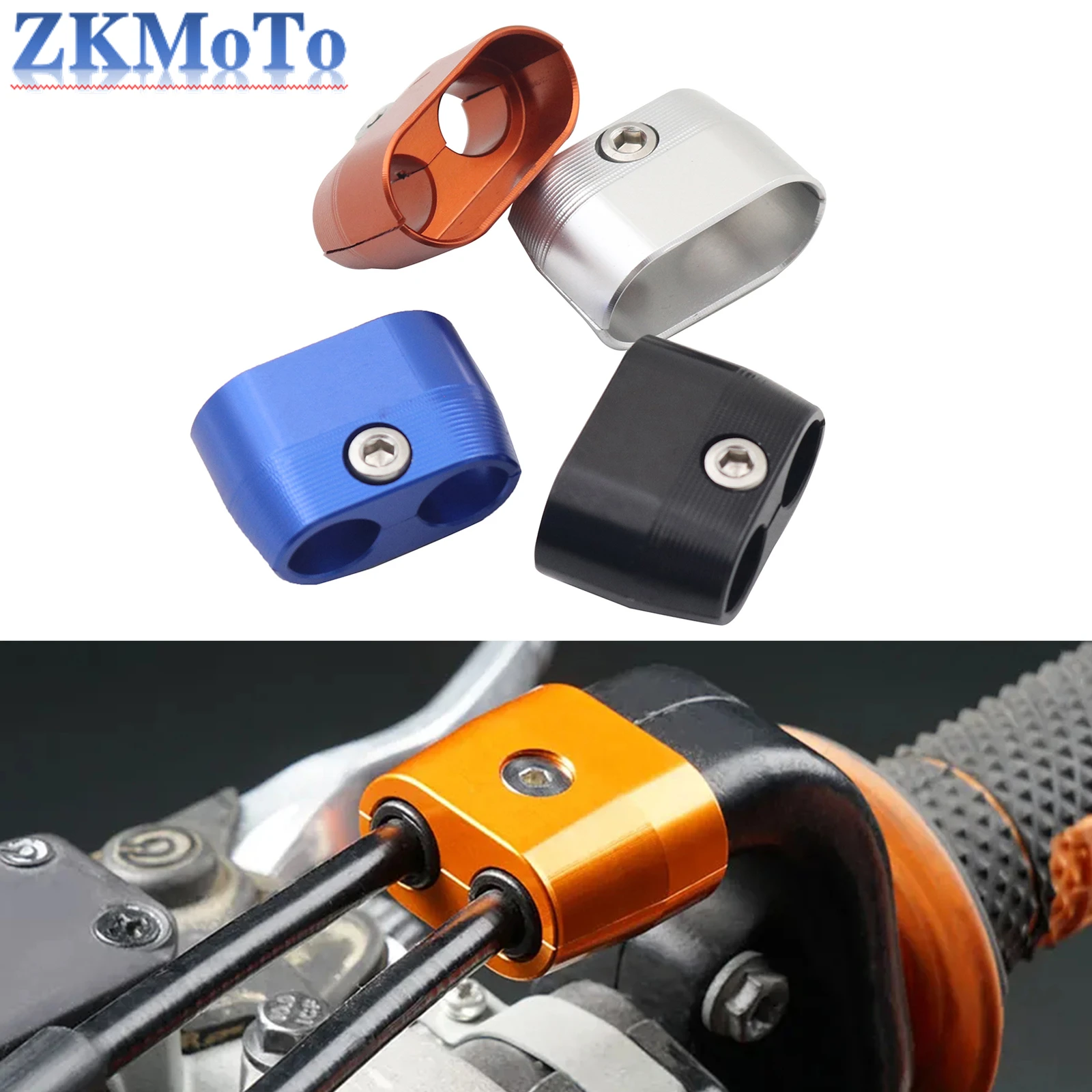 CNC Motorcycle Throttle Cable Protection Clip For KTM EXCF XCFW SXF XCF SXF 250 350 For Husqvarna Yamaha Suzuki Universal parts