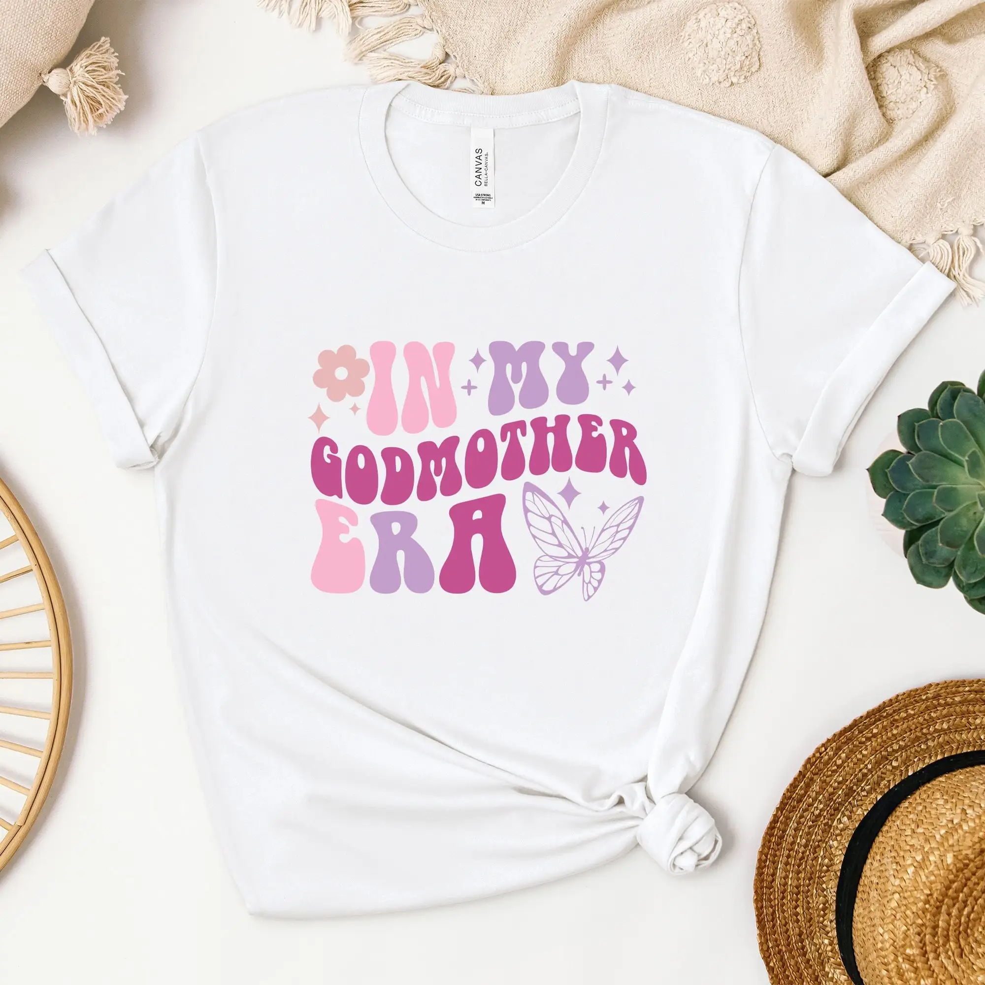 In My Godmother Era T Shirt Fairy Proposal Mothers Day Godmom Gift New Mama