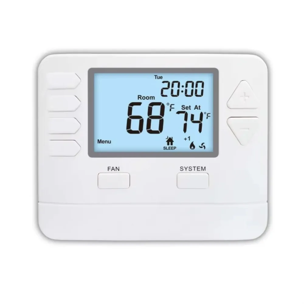 Neue WFI Klimaanlage Temperatur Controller 24V Digital LCD Programmierbare Wärmepumpe WiFi Thermostat Mit Alexa
