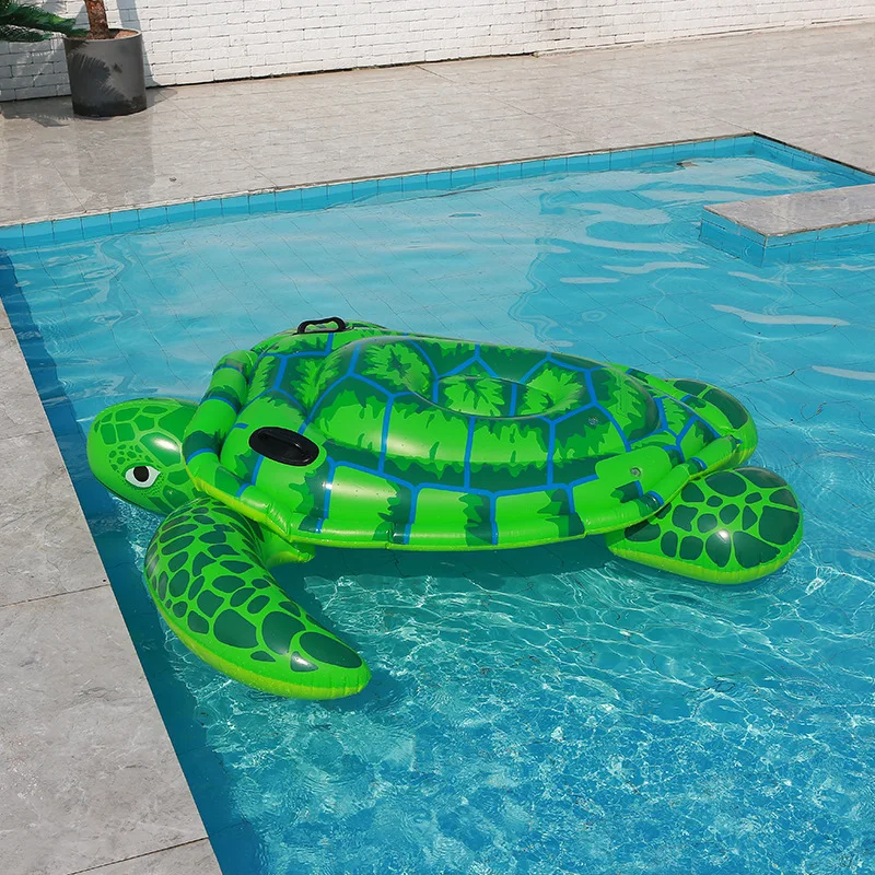 Turtle Mount Volwassen Vlotter Opblaasbaar Water Drijvend Bed Surfen Vlotter Drainage Fauteuil Schildpad Vlotter