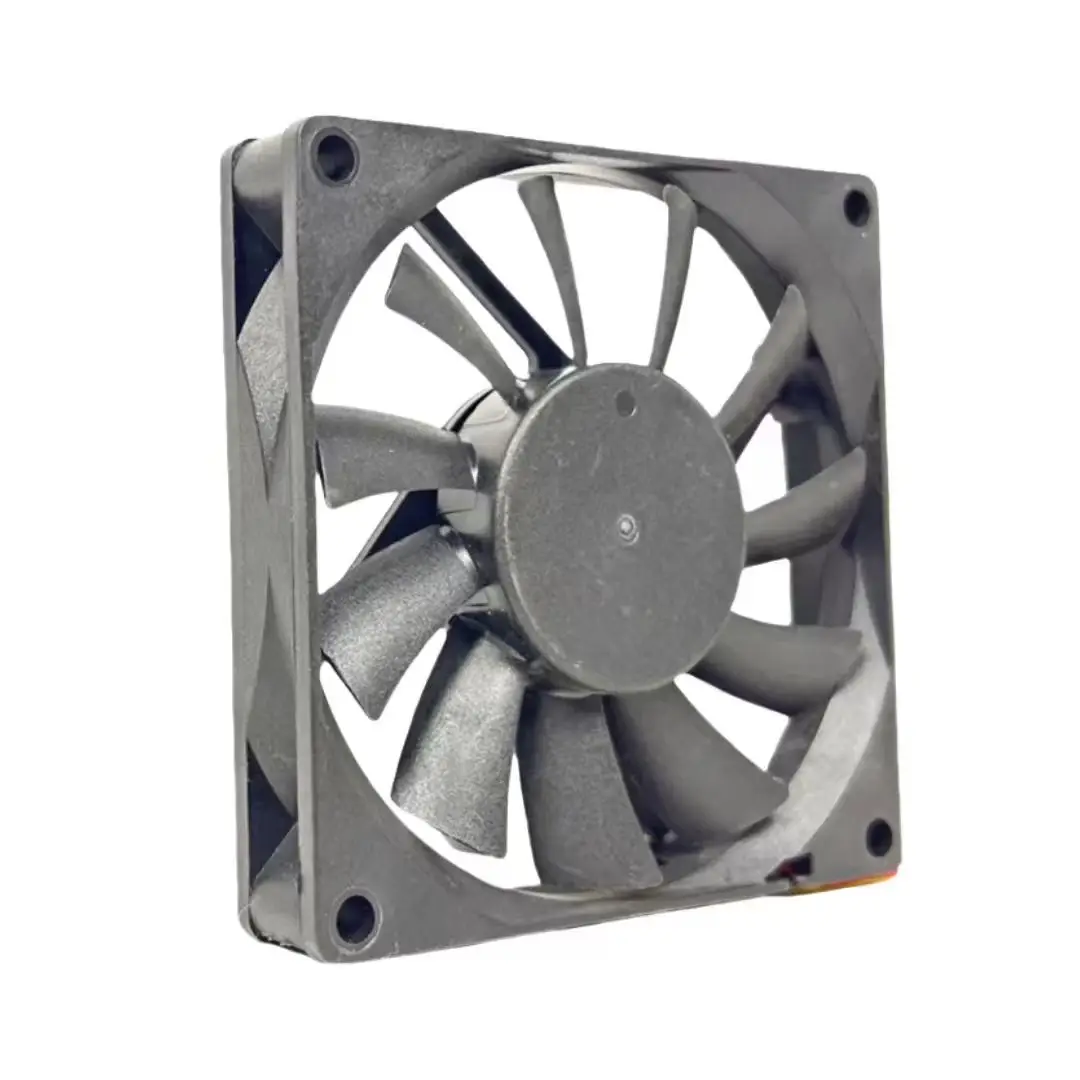 Ultra-Thin 80mm 8015 Cooling Fan, 12V 0.37A, 4300 RPM, Dual Ball 3-Pin High Airflow PC Case, CPU, Server, Power Supply Fan