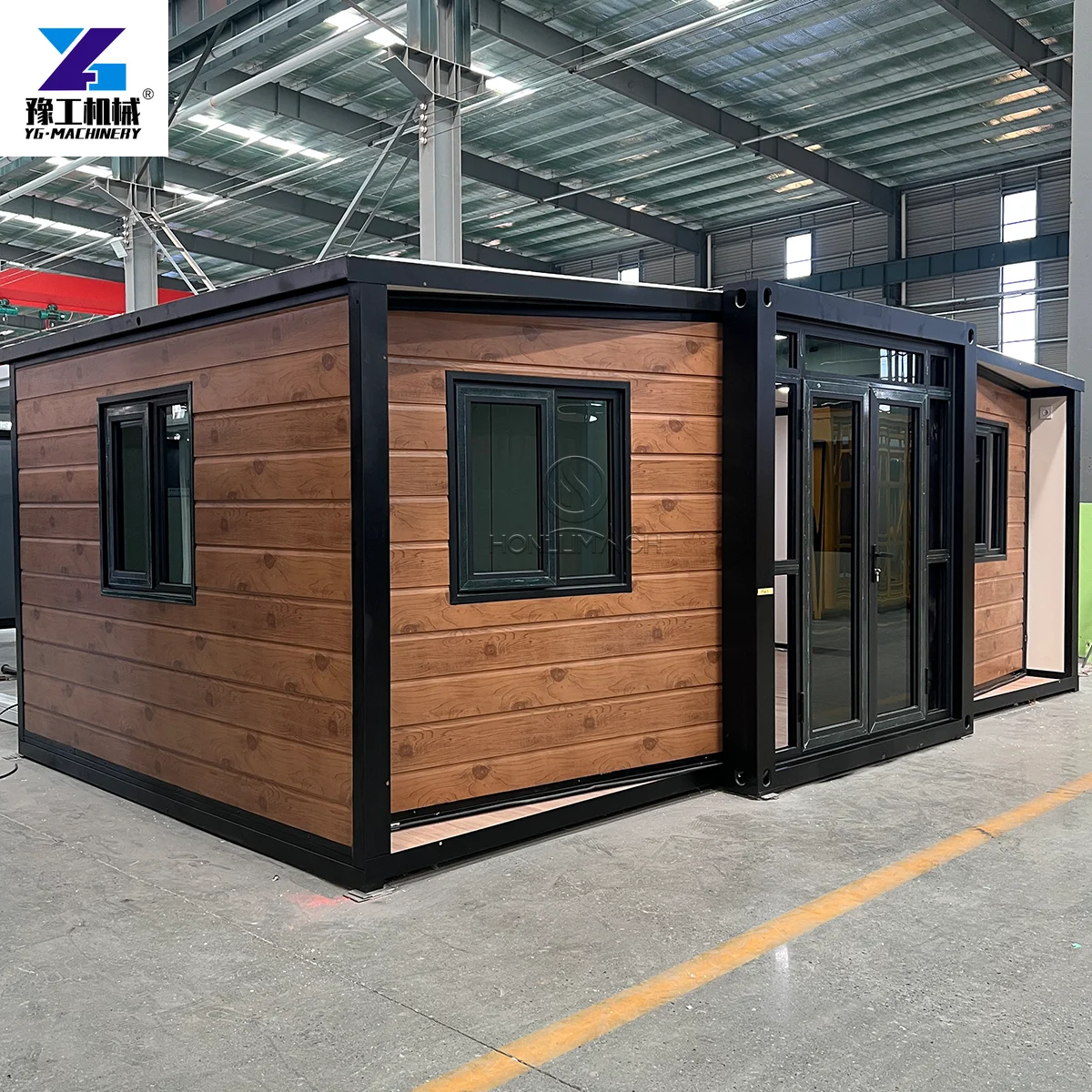 Casa Contenedor Prefabricada Grande de 20 y 40 Pies, Expandible, con Baño, en Venta, Casa Móvil