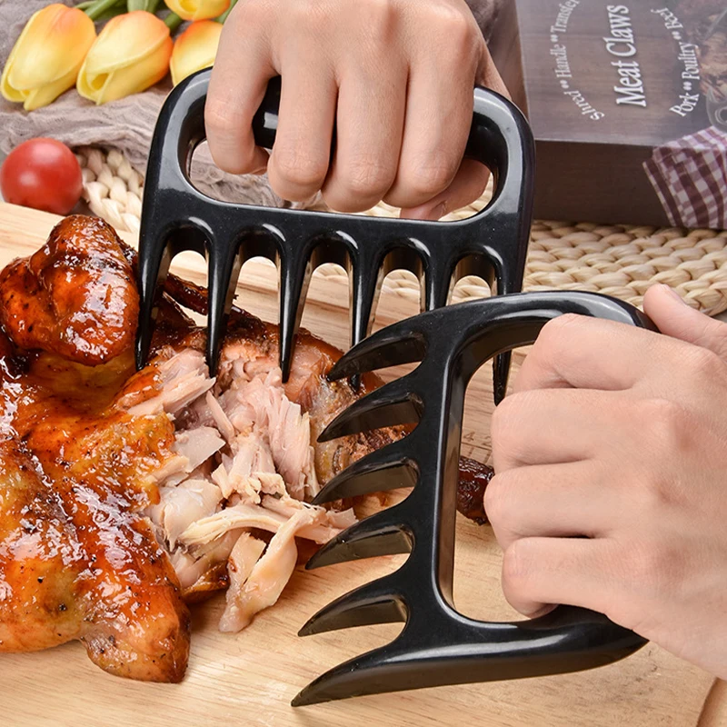 PP Meat Shredder Claws Barbecue Smoker Accessories Bear Meat Claws Shredding Pulled Pork Chicken Beef Turkey BBQ Grill Claws
