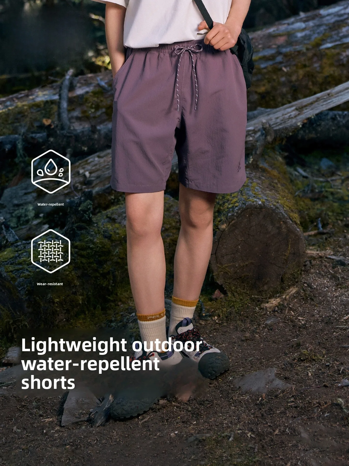 

Мужские спортивные брюки Pelliot Casual Outdoor: новые легкие водонепроницаемые штаны для походов и фитнеса, прямой крой, повседневные брюки.