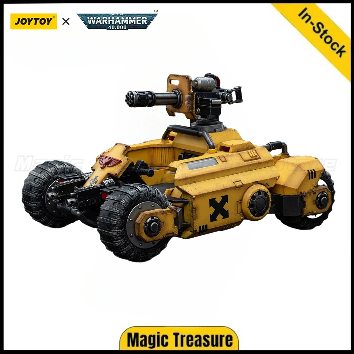 

【В наличии】JOYTOY 1/18 Фигурка Warhammer 40K Imperial FistsPrimaris Invader ATV Модель игрушки в подарок