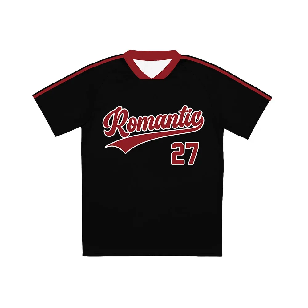 Men Women Clothing Bruno Mars The Romantic Tour Football Tee Short Sleeve Summer Casual T-shirt Graphic Print Merch Streetwear
