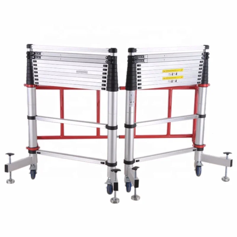 

Retractable Scaffold Stair/ Telescopic Scaffolding Tower Ladder With Agility Ladder Set