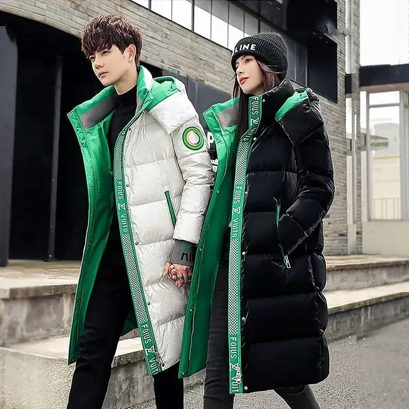 Loose Quilted Padded Jacket Man Long Winter Coat for Men Parkas Luxury Padding Designer Korean Reviews Many Cheap Sale Y2k Warm