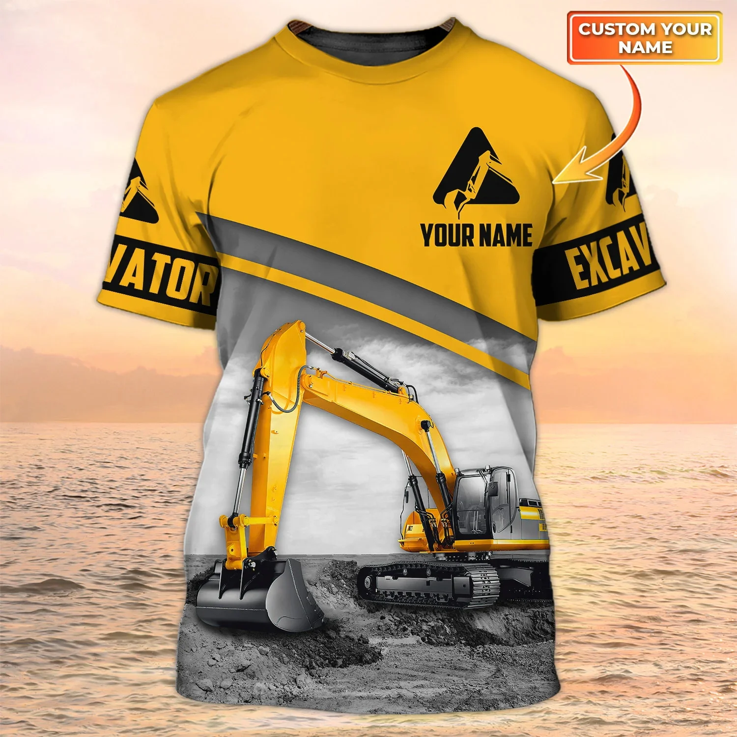 Neueste Sommer Mode männer T-s – Heavy Equipment Names Bewertung und Preis