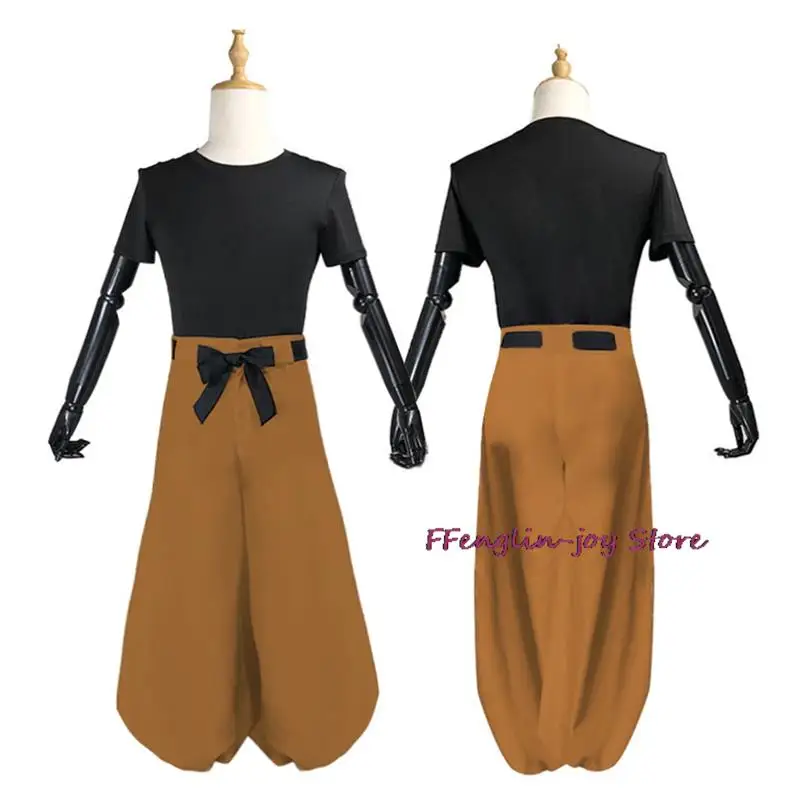 Toji Fushigflats Cosplay Costume, Anime Jujutsu Kaimmense Toji Fushigflats, Uniforme Cosplay, Tshirt Pantalon Trempé, Vêtements de ixd'Halloween