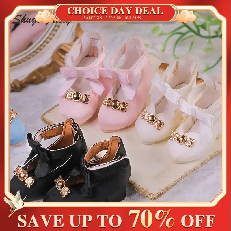 BJD Shoes 1/6 Multi-colored Fashion Low-heeled Shoes WX6-301 Doll Accessories Suitable for YOSD Body