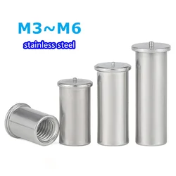M3 M4 M5 M6*L Stainless Steel Welding Stud Standoff Screws Soldering Pin PCB LED SMT Thread Connector Stud Welding Screw