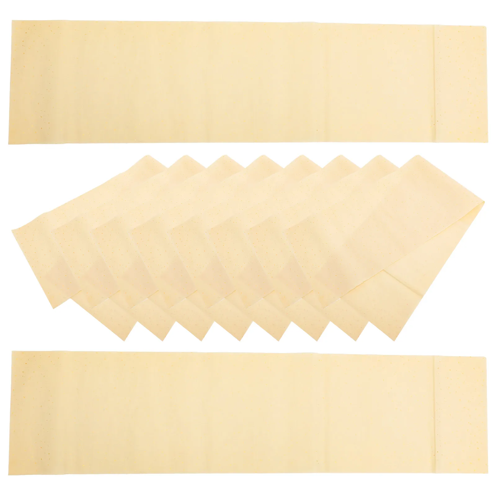 

50 Pcs Yellow Rice Paper Xuan Calligraphy 4ft 6ft Folded Gold Powder Writing Painting Tools Smooth Delicate Slow