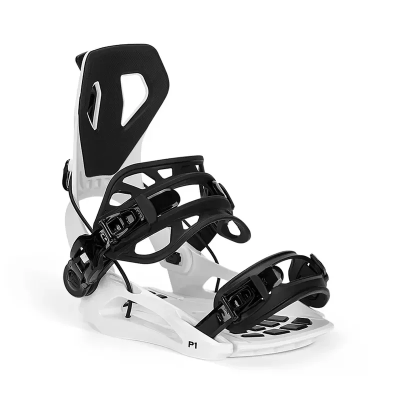 Men's Snowboard Bindings Step-In System for Beginners Lightweight Durable Fiberglass EVA Base Shock-Absorbing Multi-Color