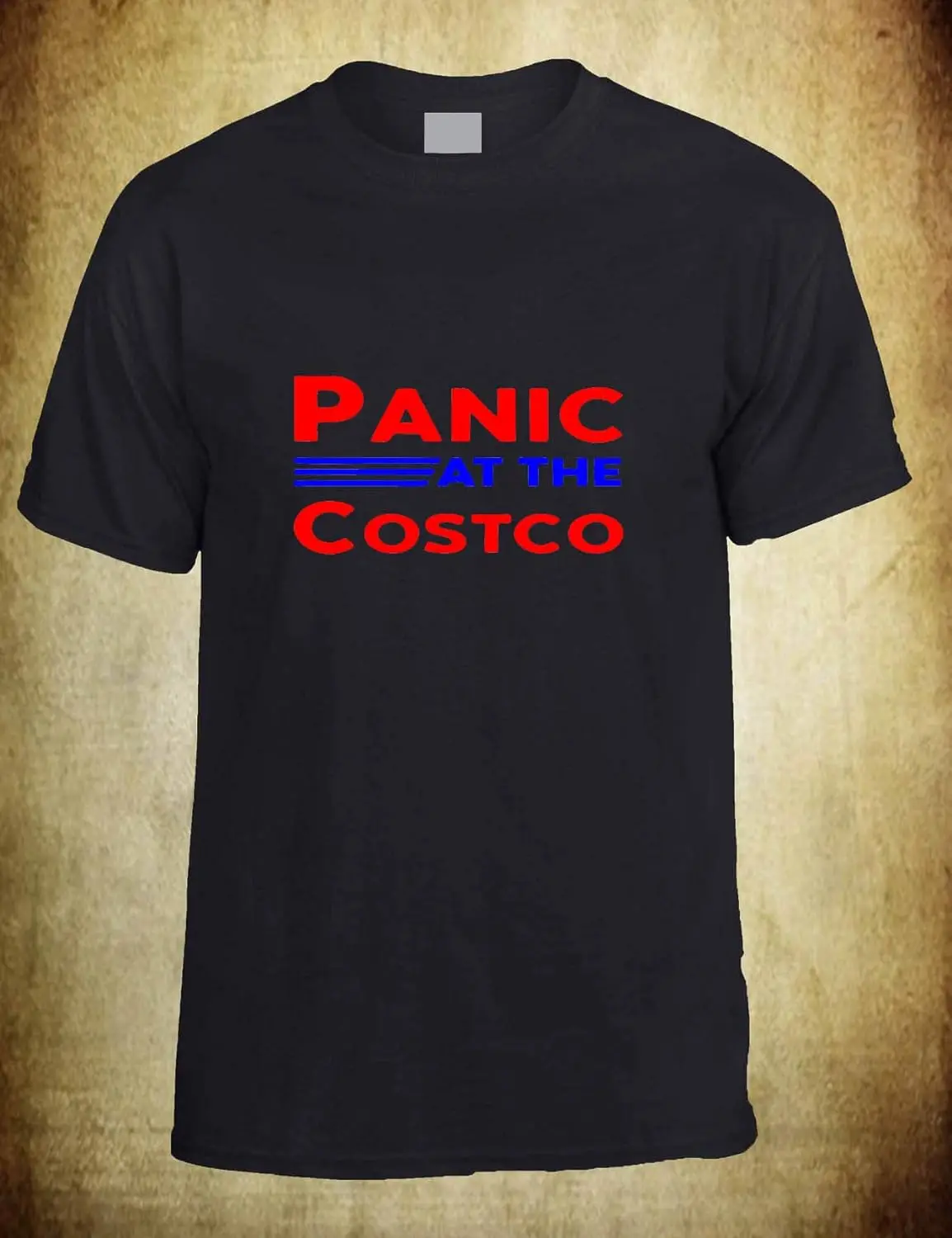 Men's T Shirt Panic at The Costco Funny Toilet Paper Tee Germs Tshirt wholesale cheap graphic t shirts 2024 streetwear t-shirts