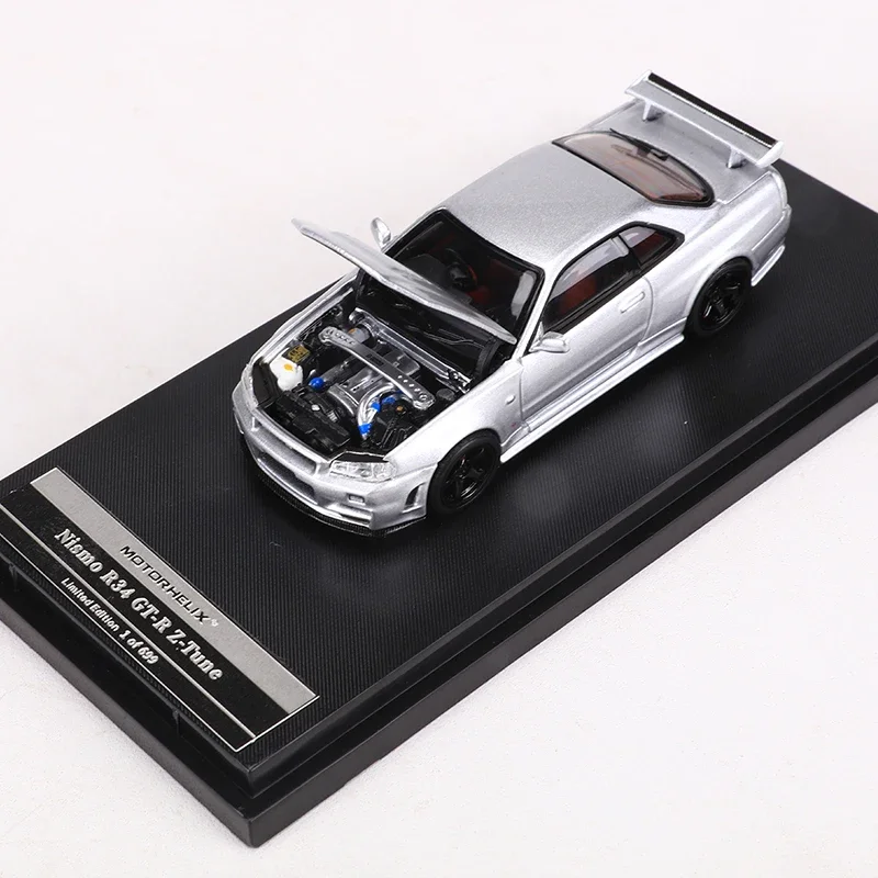 MotorHelix 1:64 NISMO R34 Z-TUNE модель автомобиля из сплава