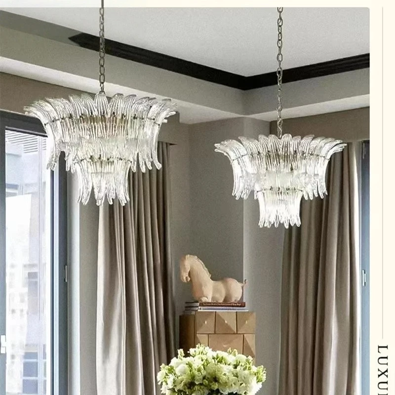Glass Hanging Chandelier Light For Dining Living Room Loft Bedroom Round Glass Pendant Lights Hanging Lamp