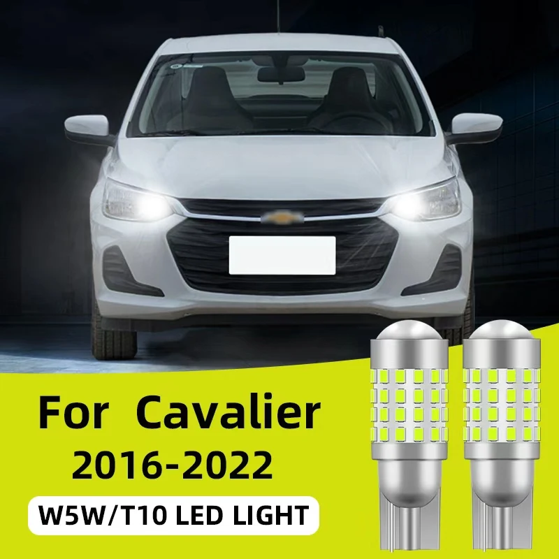 

2 шт. для Chevrolet Cruze 2016-2022, ширина фары, боковые габаритные огни, автомобильные светодиодные сигнальные лампы T10, 12 В, 24 В, автоматические габаритные огни, белые