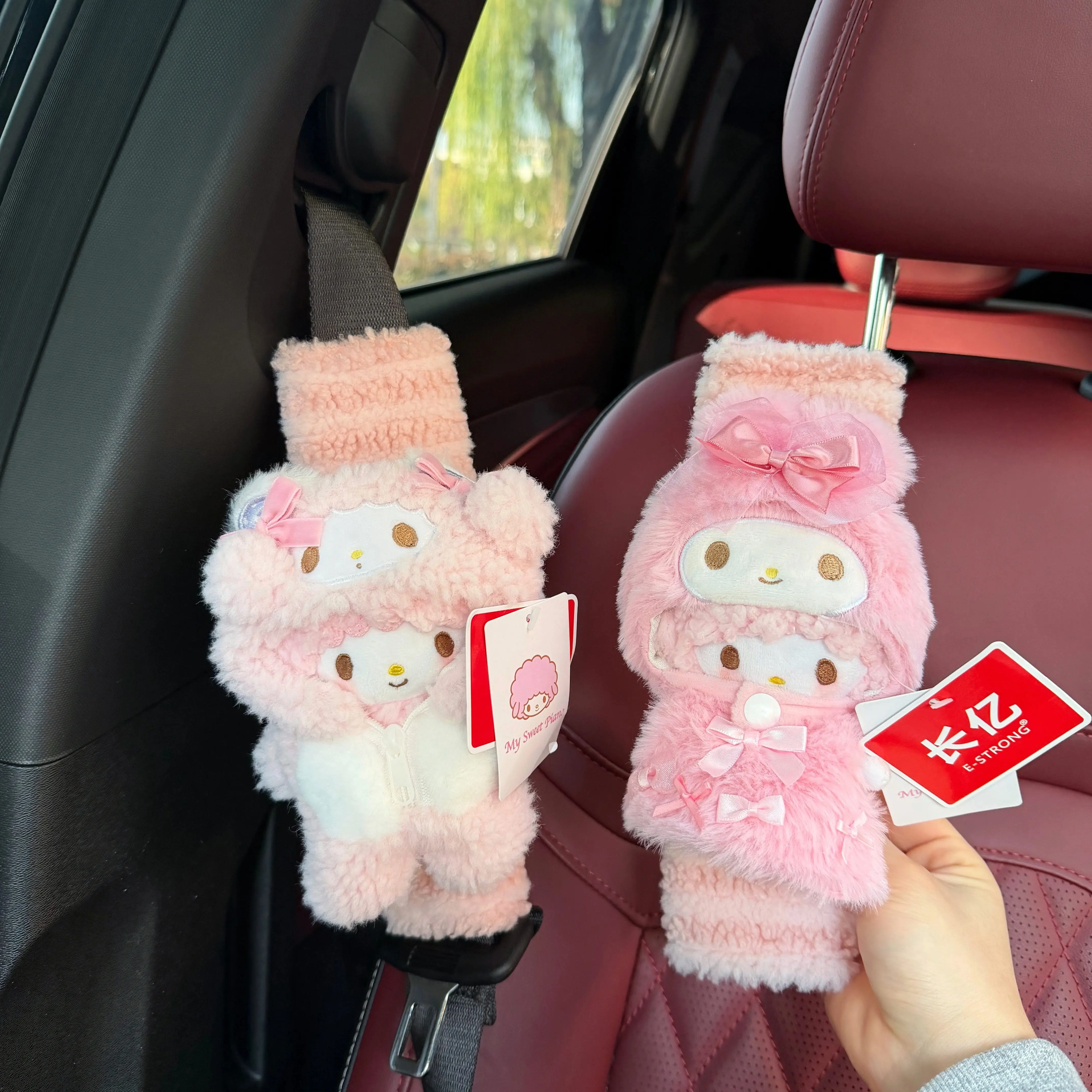 

Universal Car Safety Belt Cover Adjustable Seat Belt Cover Shoulder Strap Cover Car Shoulder Protector Pad Auto Accessories