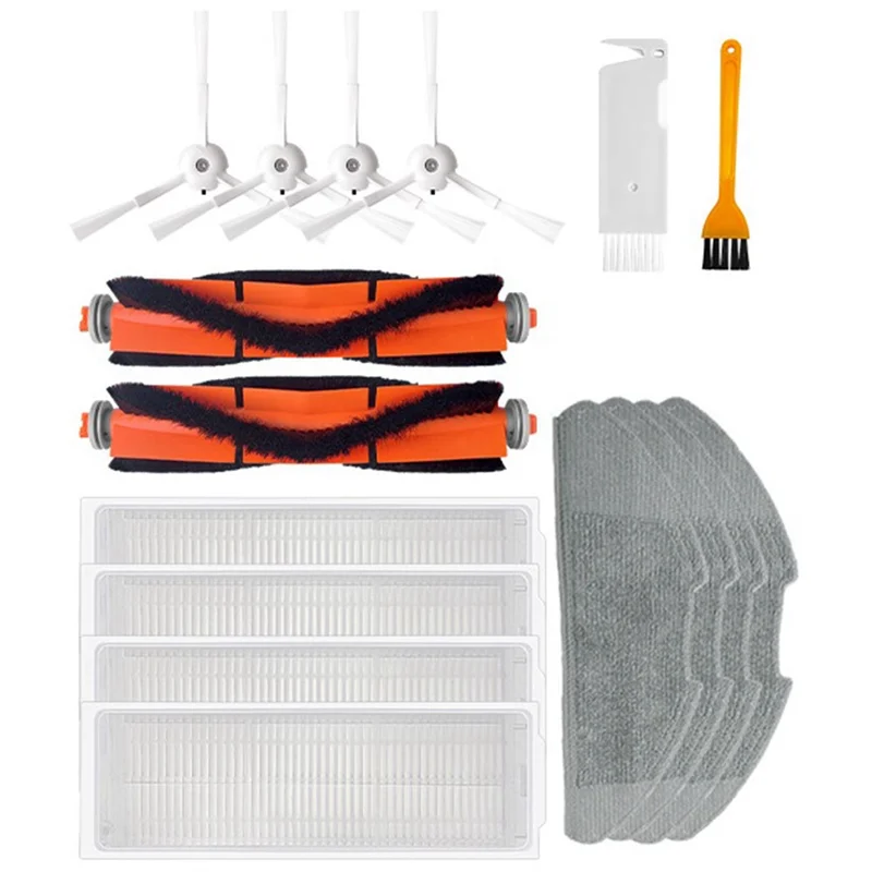 Xiaomiロボット掃除機用の交換用フィルターキット,モップ2 lite,モップ2 pro,mjstl,mjst1s,mjst1shwスイーパー