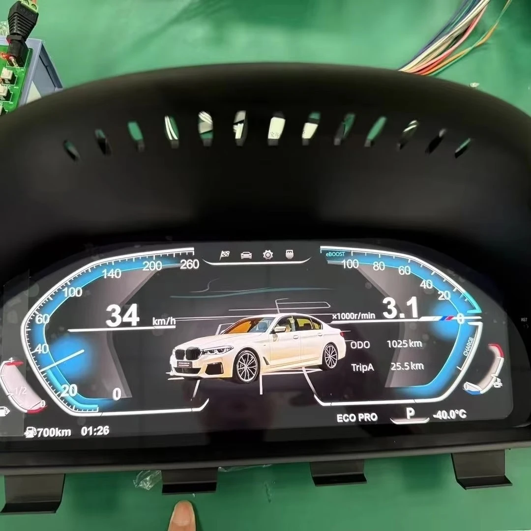 Car Auto Speedometer For BMW 3/4 Series F30/F31/GT-F34/F32/F33/F36 LCD Digital Cluster Car Upgrade Dashboard Instrument